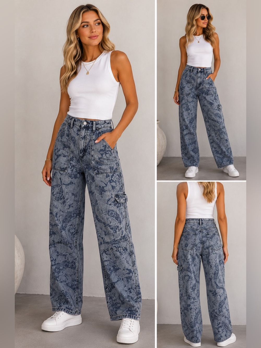 Urban Outfitters Women’s Size 30 BDG High-Rise Baggy Jean Paisley Print Pants